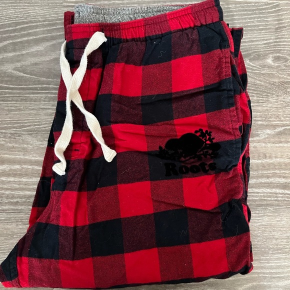 Other - Roots Pajama Pants. Size Large. Red and Black Plaid.